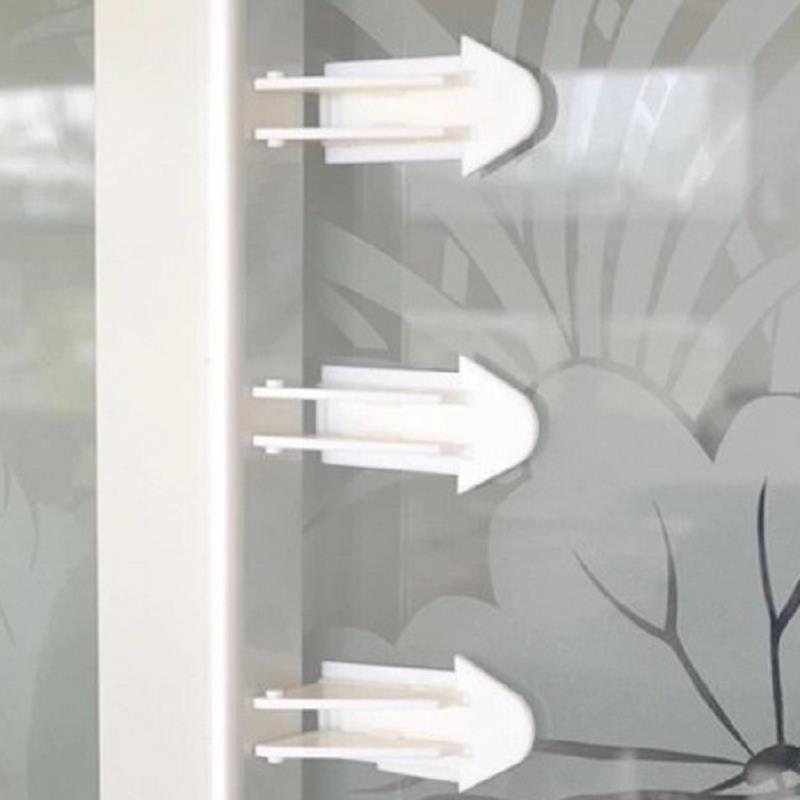 3pcs ̵  ĳ    â  ȿ  /3Pcs Children Baby Sliding Doors Cabinet Refrigerator Safety Catches Anti-Drop Window Lock F
